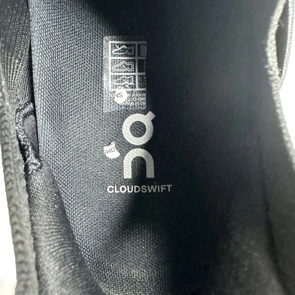 On Men's Cloudswift 3 Running Shoe in All Black. Sz: 8.5 - Picture 12 of 12